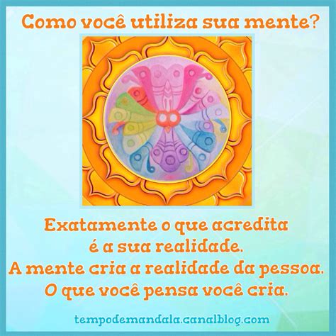 Como Voc Utiliza Sua Mente Tempo De Mandala Mandala Arte