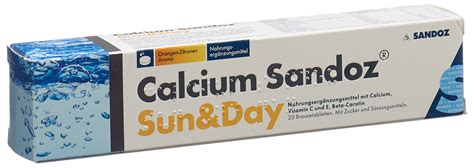 Calcium Sandoz Sun Day Brausetablette Vitaland Ch