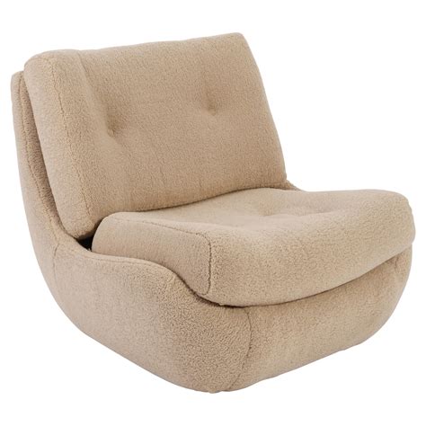 Th Century Vintage Creme Boucle Atlantis Big Armchair S In