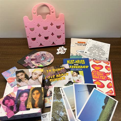 Newjeans Get Up Album Bunny Beach Bag Version With Photocard