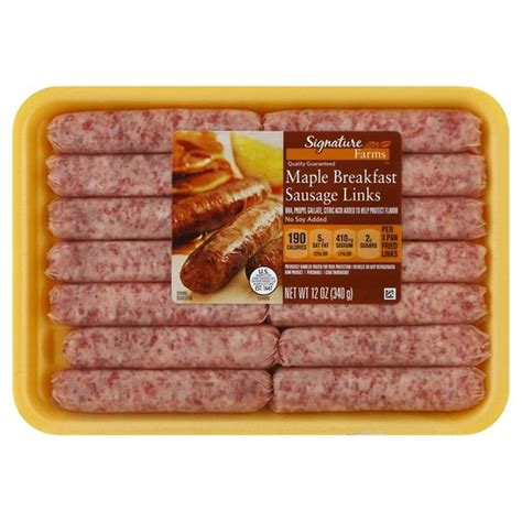 Signature Select Maple Breakfast Sausage Links 12 Oz From Safeway Instacart