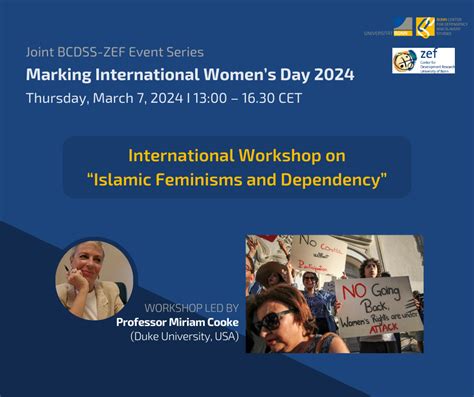 International Workshop On “islamic Feminisms And Dependency” — Bcdss