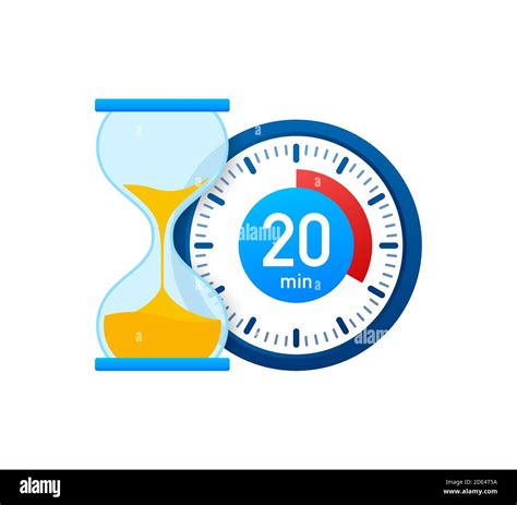 The Minutes Stopwatch Vector Icon Stopwatch Icon In Flat Style