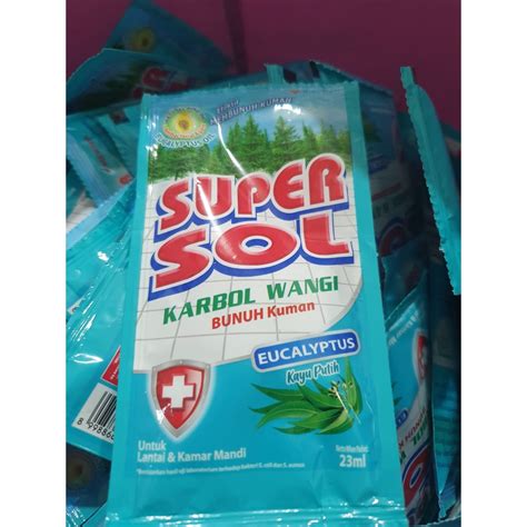 Jual Supersol Karbol Wangi Sachet 1 Renceng Isi 12pcs Shopee Indonesia