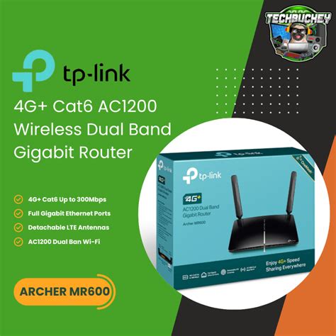 Tp Link Archer Mr600 4g Cat6 Ac1200 Wireless Dual Band Gigabit Router