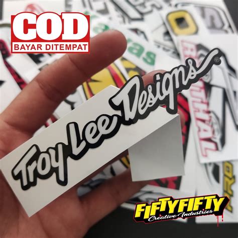 Jual Stiker Print Cut Troy Lee Designs Stiker Printing Laminasi Glossy