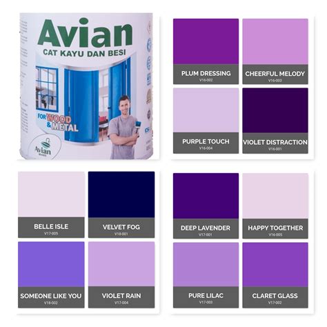 Warna Ungu Lavender Ujian