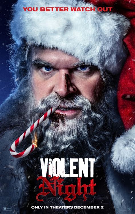 Photo David Harbour Stars In Violent Night Horror Holiday Film Poster