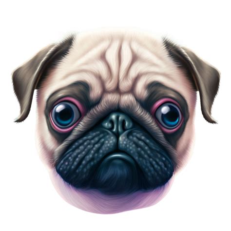 Cute Pug Face