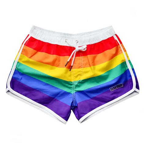 Lgbt Pride Swimwear Gay Rainbow Trunks And Swimsuits Queerks™