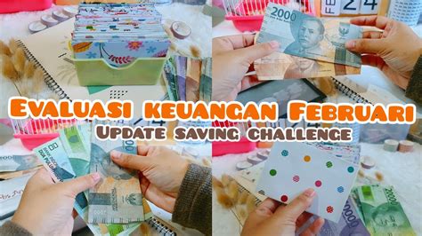 Evaluasi Keuangan Februari Update Saving Challenge Youtube