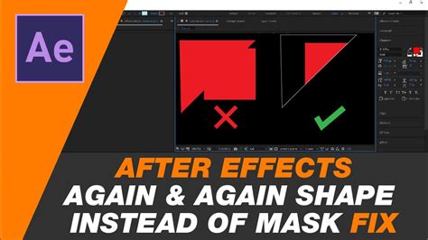 Create Mask On Shape Layer In After Effects Tutorial Masking On Shape