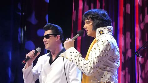 Darren Page As Roy Orbison And Jimmy Holmes As Elvis Unchained