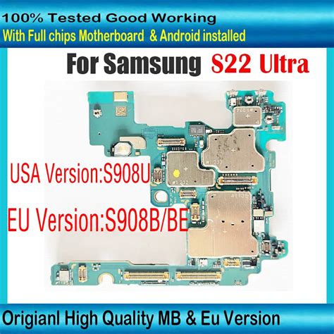 S908b S908u Board For Samsung Galaxy S22 Ultra S908b S908be S908u