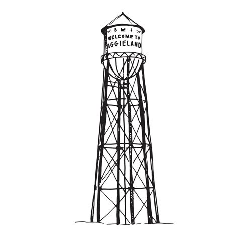 Tower Clipart Black And White