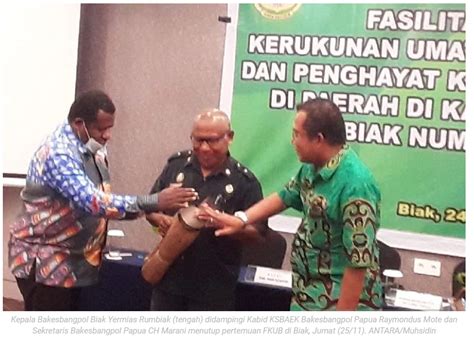 Indeks Kerukunan Umat Beragama Di Papua Peringkat Dua Nasional Portal