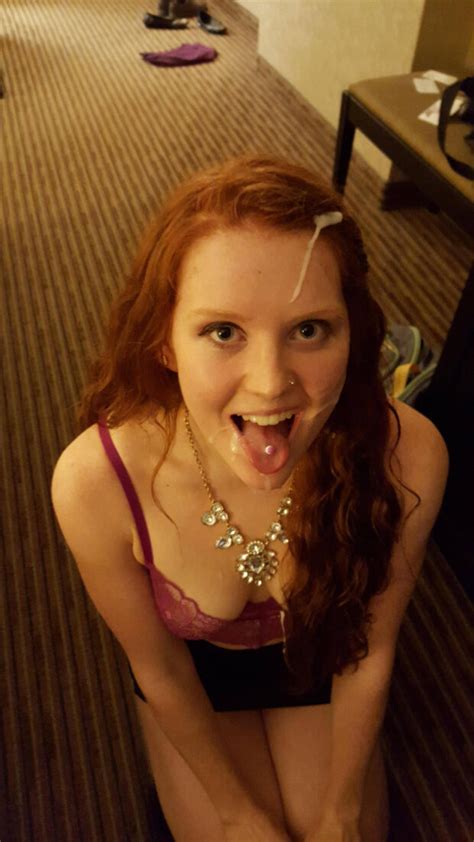 Hot Redhead Covered In Cum Meliss97