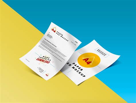 A4 Paper Mockup Mockup World