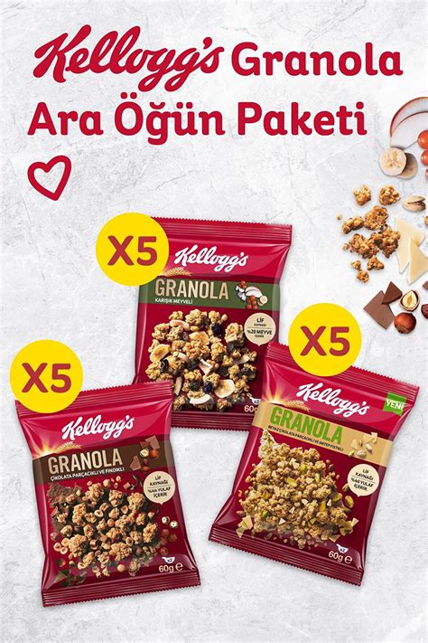 Kellogg S Granola Gr X Adet Ikolata Par Ac Kl F Nd K Meyveli