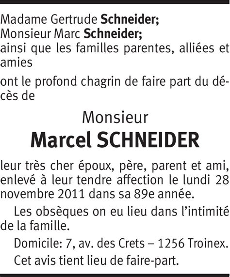 Marcel Schneider Hommages