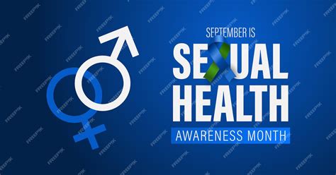 Premium Vector September Is Sexual Health Awareness Month Banner Vector Poster