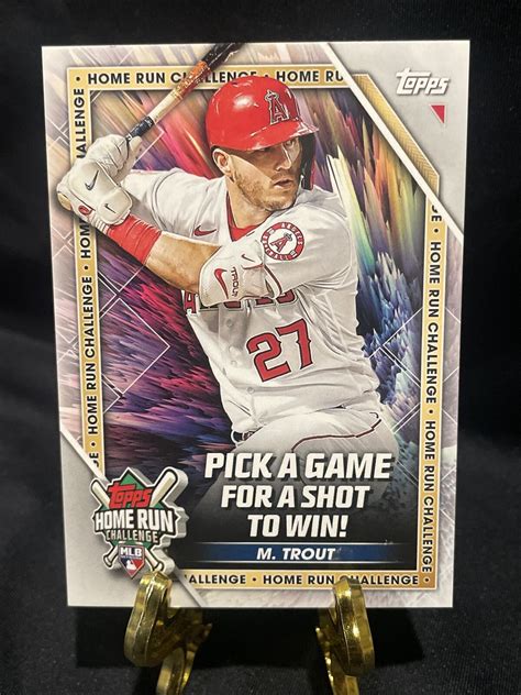 Topps Series Home Run Challenge Code Card Hrc Mike Trout