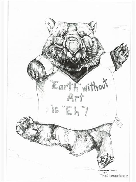 Fat Wombat Poster For Sale By Thehumanimals Redbubble