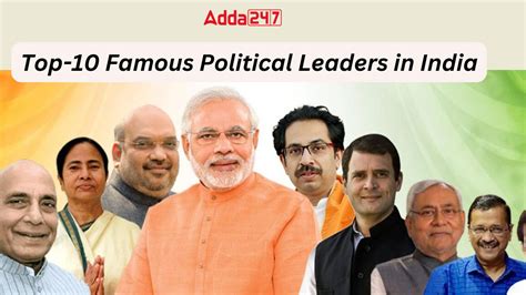 Top-10 Famous Political Leaders in India 2024