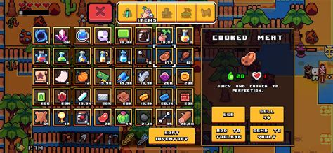 Farm, Craft and Explore in the Open-World Game Forager