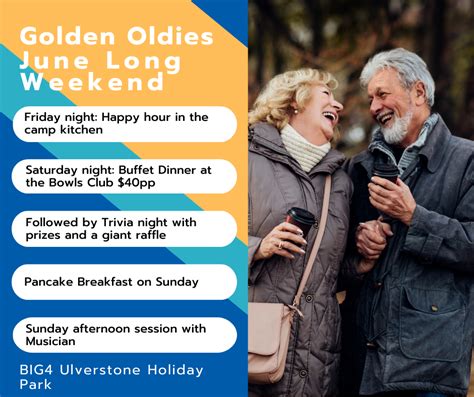 Golden Oldies Weekend Big4 Ulverstone Holiday Parks Tasmania