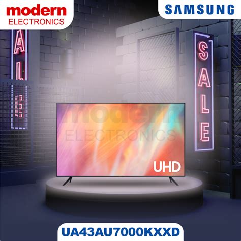 Jual SAMSUNG CRYSTAL UHD 4K SMART TV UA43AU7000 NEW 2021 43 INCH