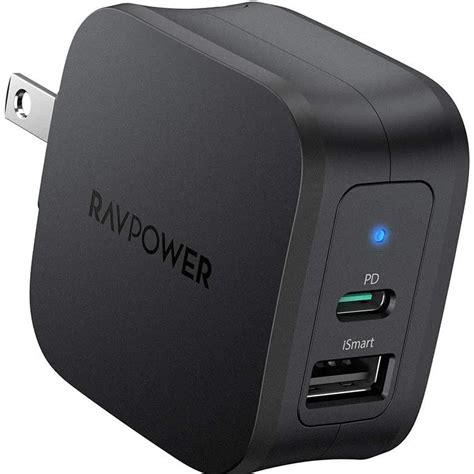 Ravpower 30w 2 Port Usb C Fast Charger With 18w Power Delivery