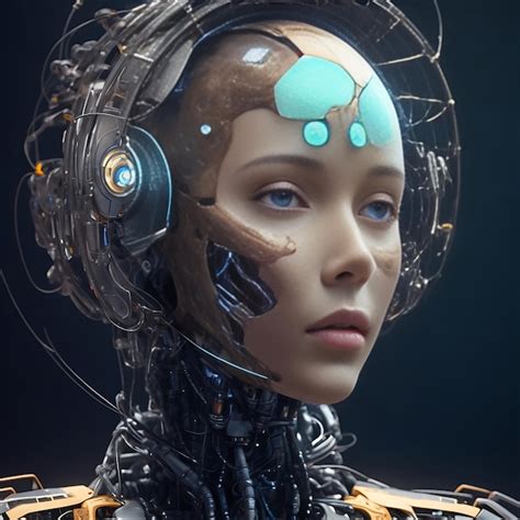 Premium Ai Image Artificial Intelligence In Humanoid Head