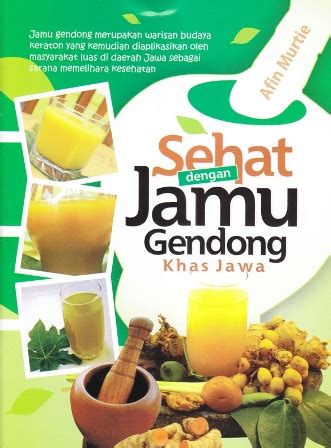 Jual Buku Sehat Dengan Jamu Gendong Khas Jawa Karya Afin Murtie Toko