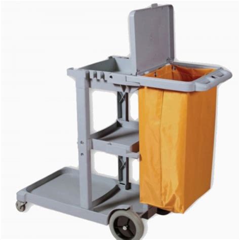 Full Cover Janitor Cart C W Double Bucket New Allwell Pest Cleaning