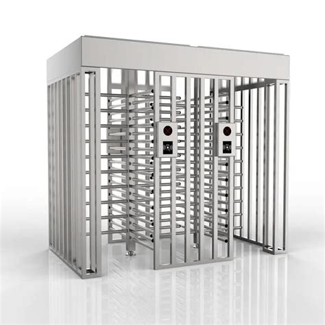 Sus Employee Entrance Turnstile Gate Automatic Full Body Turnstile