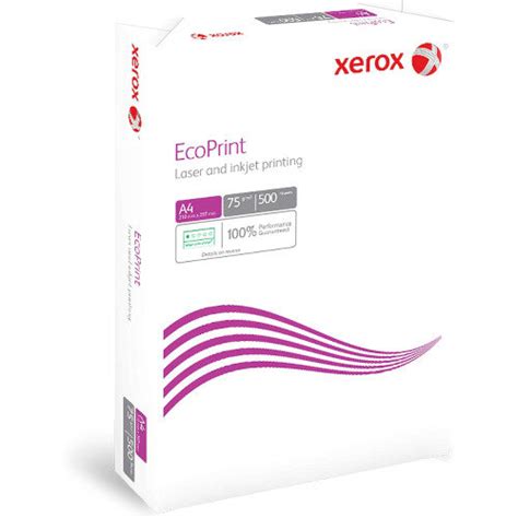 Xerox Ecoprint 75gsm A4 Copier Paper White 1 Ream Of 500 Sheets Hunt