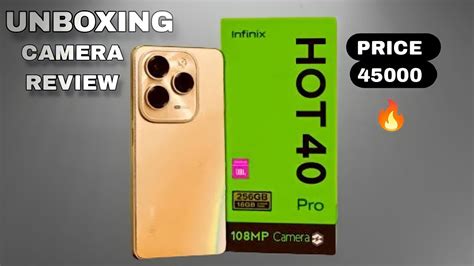 Infinix Hot Pro Unboxing Review Camera Review Price YouTube