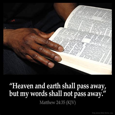 Matthew 2435 Inspirational Image