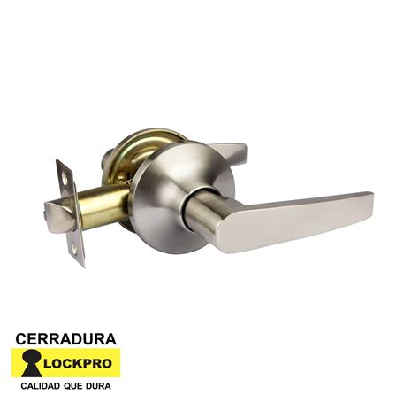 Cerradura De Manija De Paso Satin Niquel Lockpro Hopsa Tienda Online