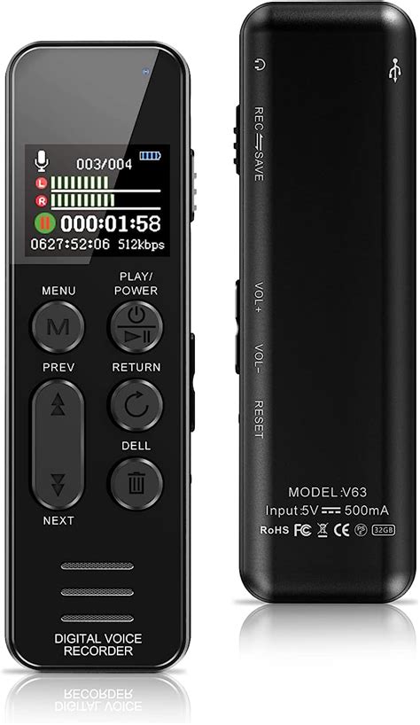 Amazon H Voice Recorder With Playback Xixitpy Gb Audio