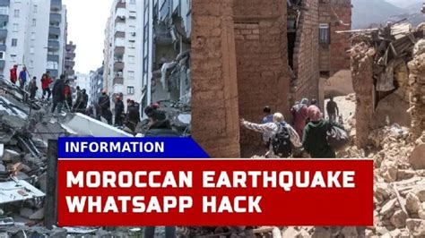 Moroccan Earthquake Scam WhatsApp Seismic Waves Card Scam Tech Ballad