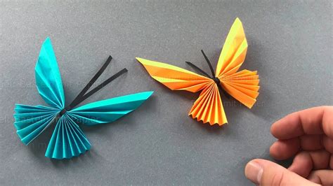 Origami Mariposa Mariposa De Papel Decoración De Pared Con Papel 🦋