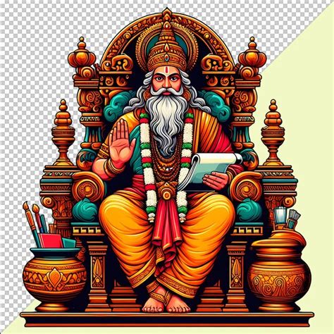 Happy Vishwakarma Puja Hindu God Vishwakarma Hinduism Images Png Psd On