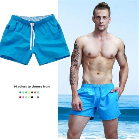 Quick Dry Swim Shorts For Men Aloha Canary