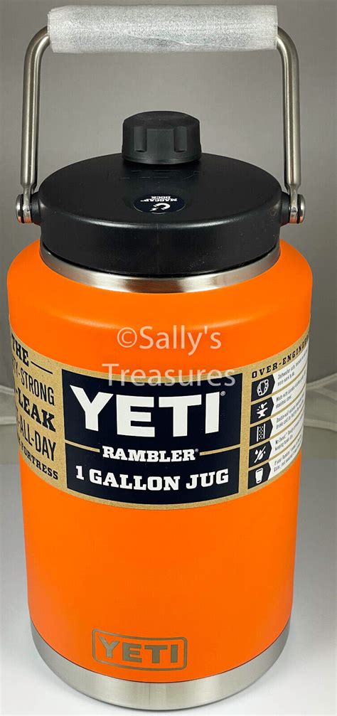 Buy Yeti Rambler 1 One Gallon King Crab Orange Jug W Magcap Online At