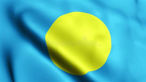 Palau Flag Video Waving In Wind Palau Flag Wave Loop Waving In Wind