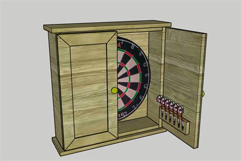 Diy Dartboard Cabinet Kreg Tool