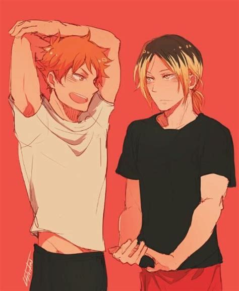 Haikyuu Hq Kozume Kenma X Hinata Shouyou Kenhina Hinaken Haikyuu Anime Haikyuu