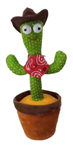 Cactus Baila Sonido Repite Voz Juguete Cactus De Peluche Cuotas Sin